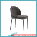 Hot Sell Modern Metal Rose Gold Legsupholstery Fabric Restaurants Furniture Dining Chair